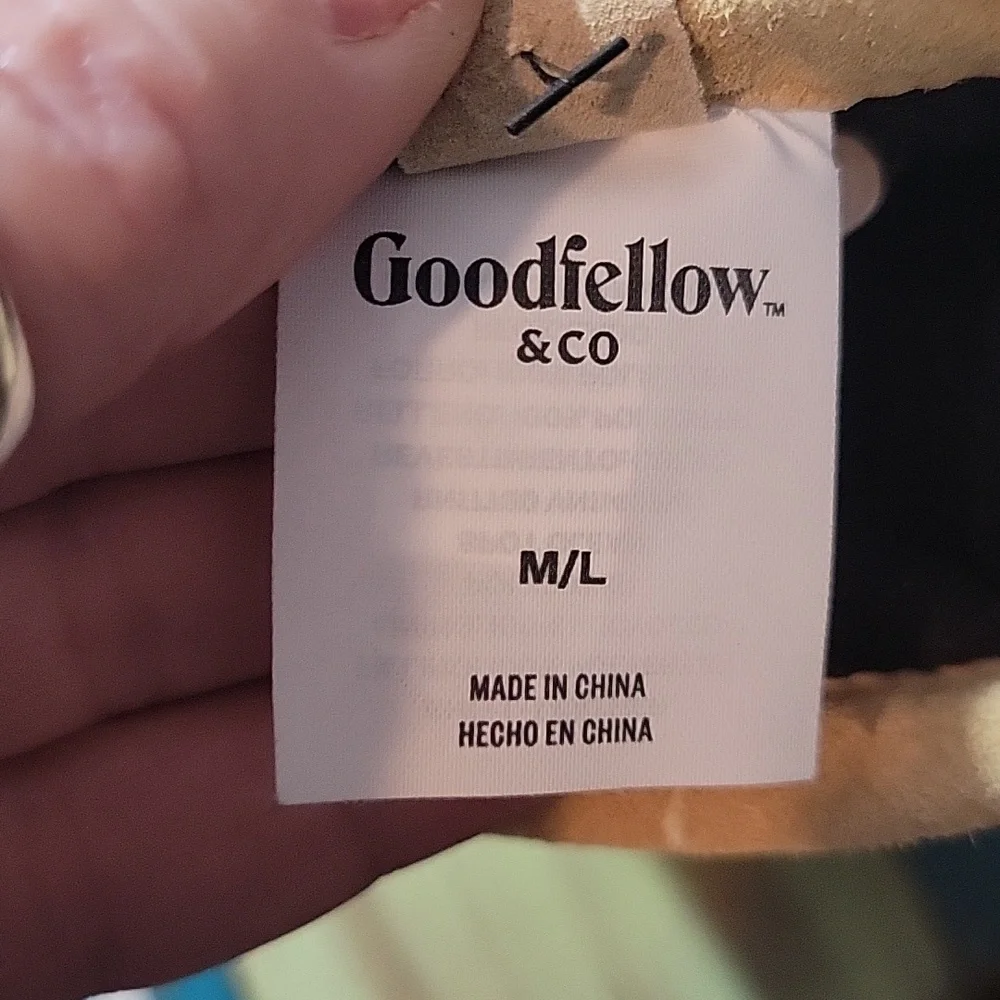 Goodfellow & Co Tan Suede Mittens NWOT
